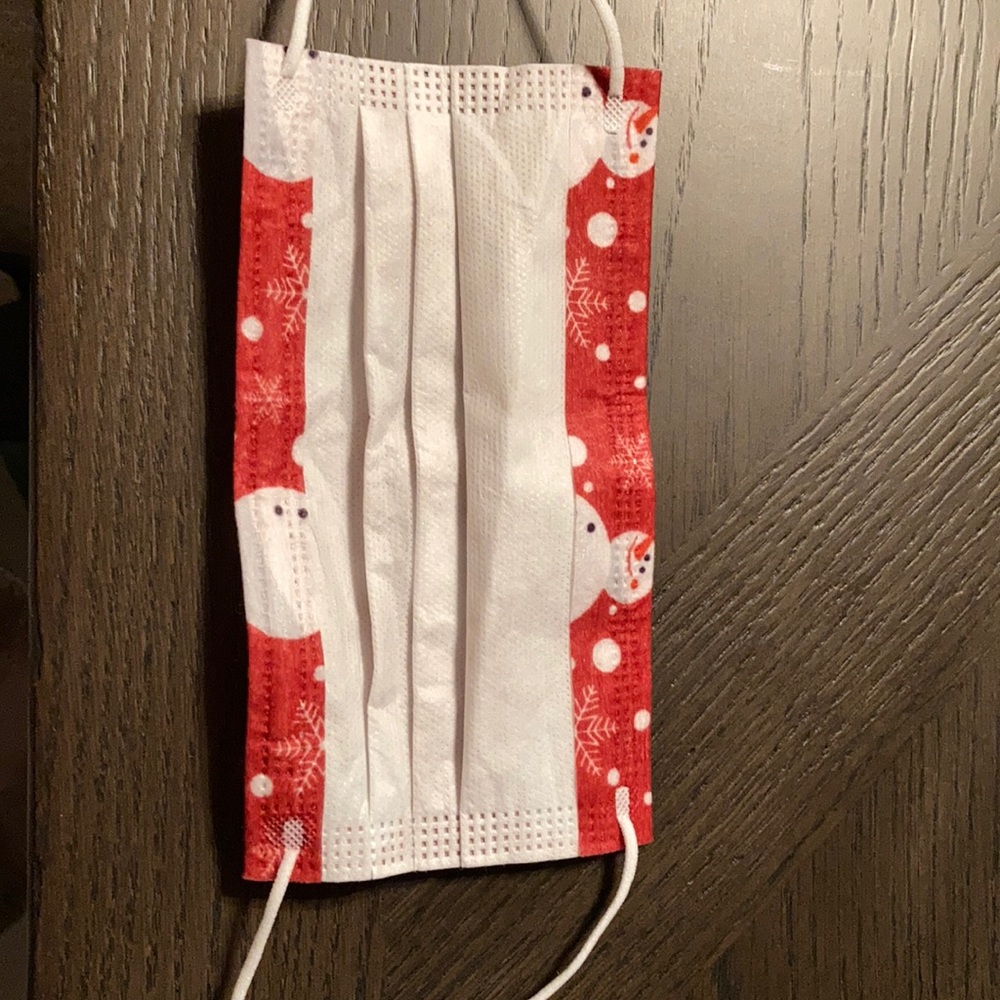 Very cute snowman paper mask